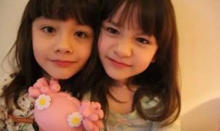 最美混血双胞胎