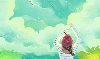 小孩放风筝图片 小孩放风筝图片